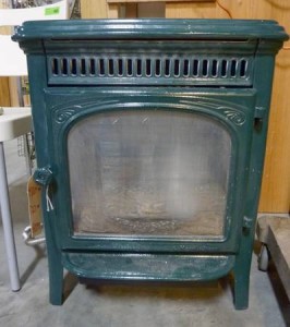 gas wood stove