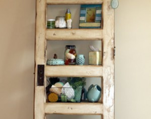 diy door bookshelf