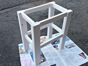 frame of end table