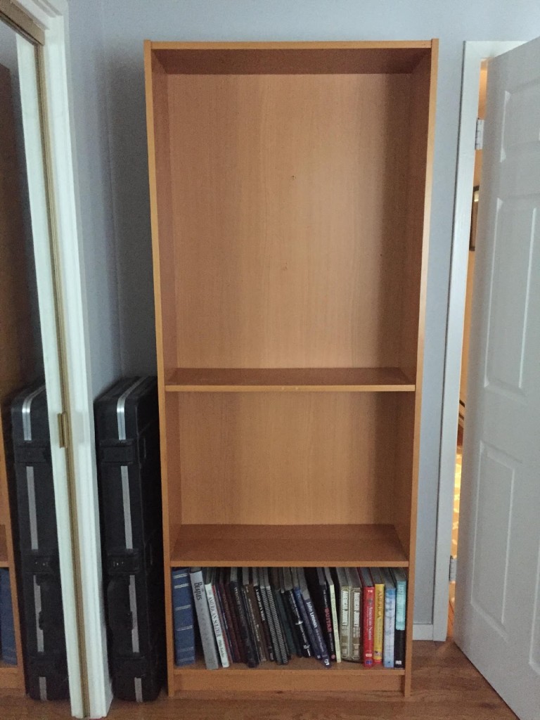 disassemble the bookcase