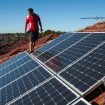 rooftop solar panels - photo by edmund tse