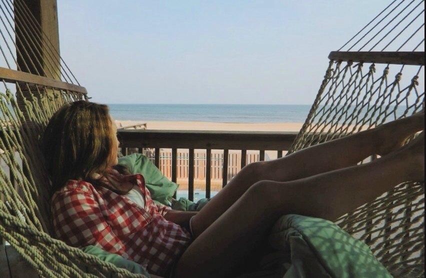 woman in hammock photo by josh meek