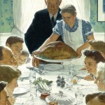 Norman Rockwell's Freedom From Want via Denver Library