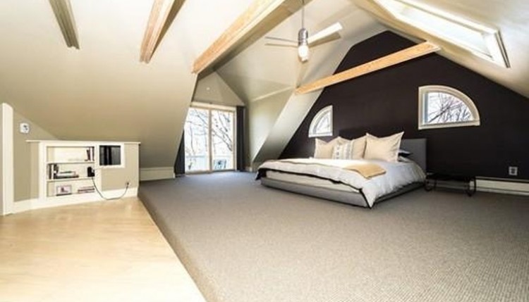 loft bedroom in attic