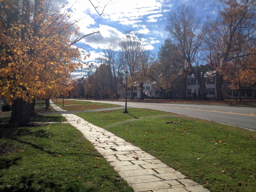 manchester village vermont marble sidewalks