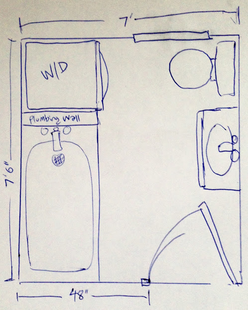 bathroom floorplan