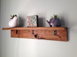 diy bathroom shelf pallet wood