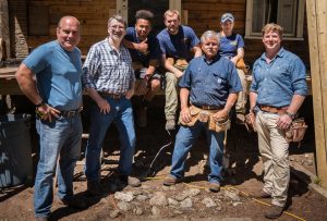 this old house cast crew including tom silva and kevin o'connor at right