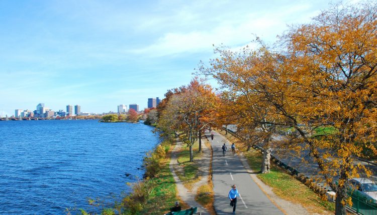 best commutes in boston charles river esplanade bike path