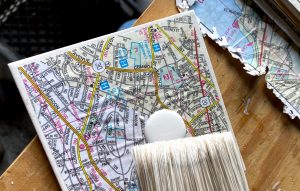 diy map coasters