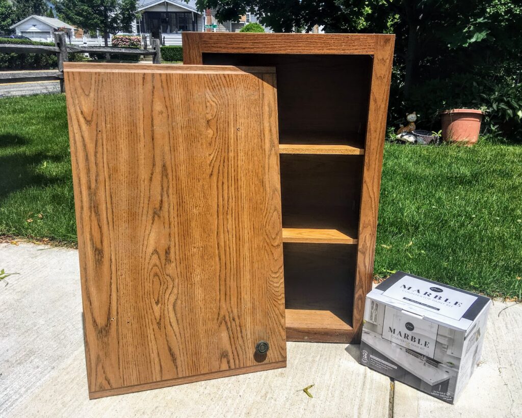 old kitchen cabinet